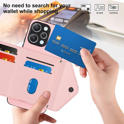 Xiaomi Redmi 12 4G Leather Case with Card Holder & RFID Protection, Long Lanyard Included