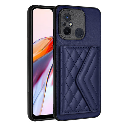 Xiaomi Redmi 11A Leather Case with Card Holder & RFID Protection, Long Lanyard Included