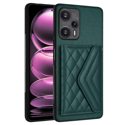Xiaomi Redmi Note 12 Turbo Leather Case with Card Holder & RFID Protection, Long Lanyard Included