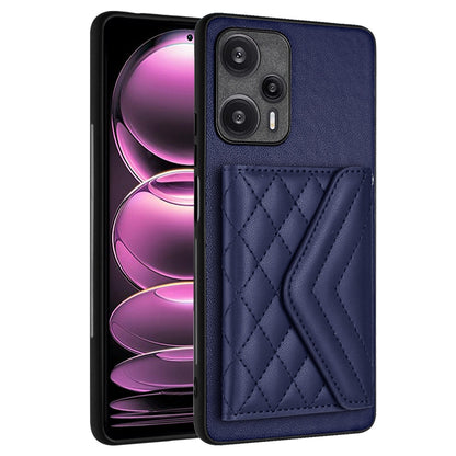 Xiaomi Redmi Note 12 Turbo Leather Case with Card Holder & RFID Protection, Long Lanyard Included