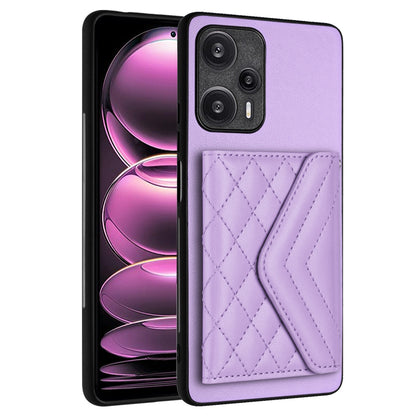 Xiaomi Redmi Note 12 Turbo Leather Case with Card Holder & RFID Protection, Long Lanyard Included