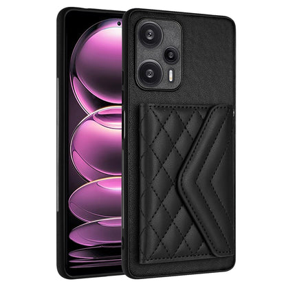 Xiaomi Redmi Note 12 Turbo Leather Case with Card Holder & RFID Protection, Long Lanyard Included