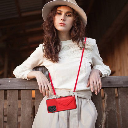 Xiaomi Redmi Note 12 Turbo Leather Case with Card Holder & RFID Protection, Long Lanyard Included