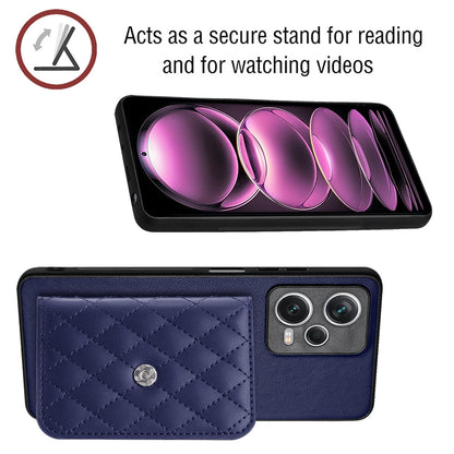 Xiaomi Redmi Note 12 5G Leather Case with Card Holder & RFID Protection, Long Lanyard Included