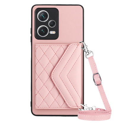 Xiaomi Redmi Note 12 5G Leather Case with Card Holder & RFID Protection, Long Lanyard Included