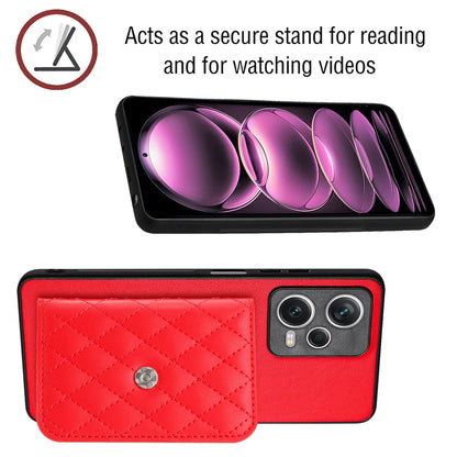 Xiaomi Redmi Note 12 5G Leather Case with Card Holder & RFID Protection, Long Lanyard Included