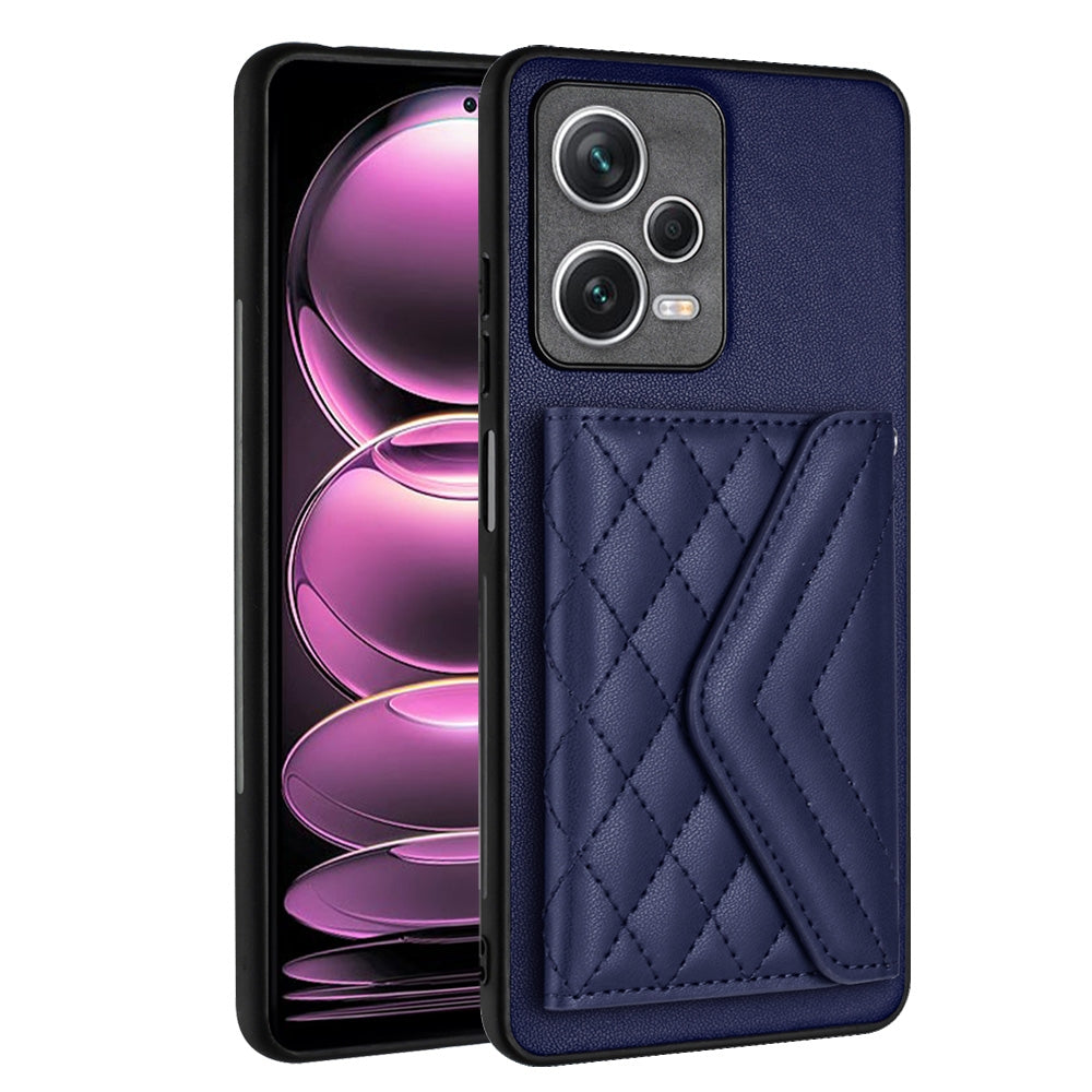 Xiaomi Redmi Note 12 Pro 5G Leather Case with Card Holder & RFID Protection, Long Lanyard Included