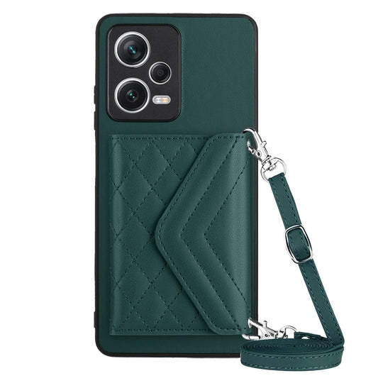 Xiaomi Redmi Note 12 Pro+ 5G Leather Case with Card Holder & RFID Protection, Long Lanyard Included