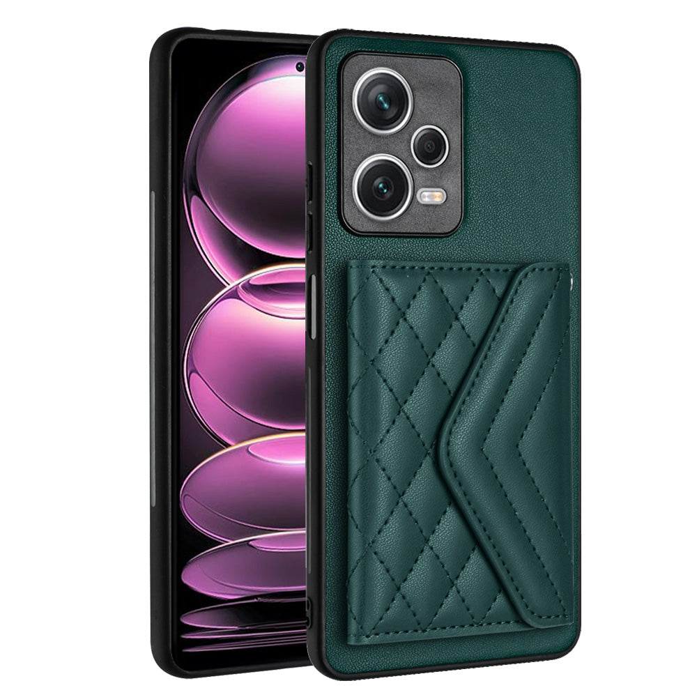 Xiaomi Redmi Note 12 Pro+ 5G Leather Case with Card Holder & RFID Protection, Long Lanyard Included