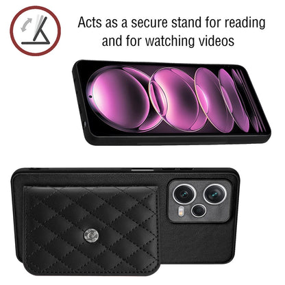 Xiaomi Redmi Note 12 Pro+ 5G Leather Case with Card Holder & RFID Protection, Long Lanyard Included