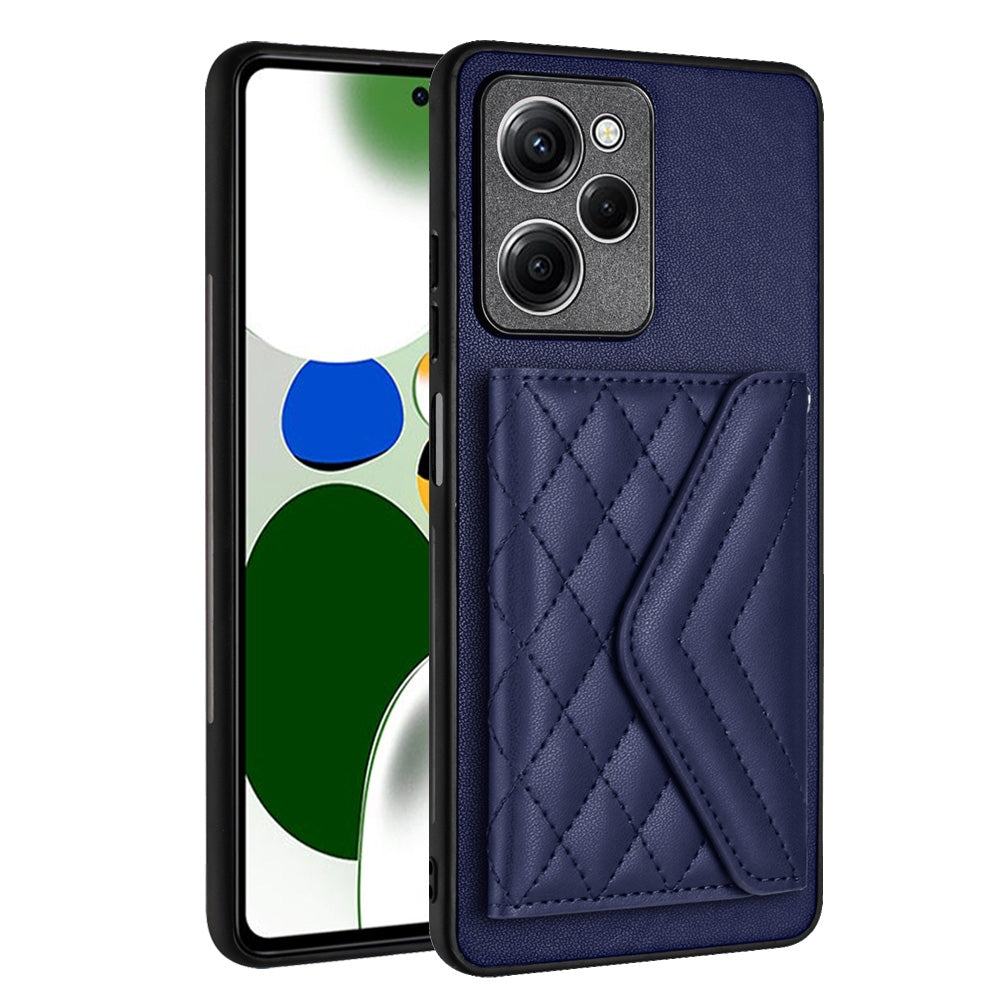 Xiaomi Redmi Note 12 Pro Speed Leather Case with Card Holder & RFID Protection, Long Lanyard Included