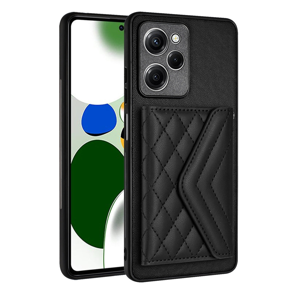 Xiaomi Redmi Note 12 Pro Speed Leather Case with Card Holder & RFID Protection, Long Lanyard Included