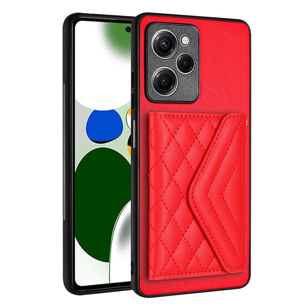 Xiaomi Redmi Note 12 Pro Speed Leather Case with Card Holder & RFID Protection, Long Lanyard Included