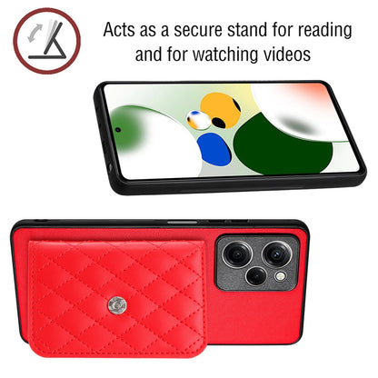 Xiaomi Redmi Note 12 Pro Speed Leather Case with Card Holder & RFID Protection, Long Lanyard Included