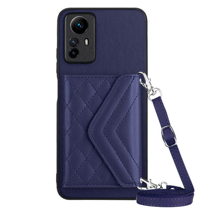 Xiaomi Redmi Note 12S 4G Leather Case with Card Holder & RFID Protection, Long Lanyard Included