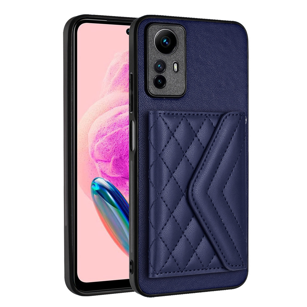 Xiaomi Redmi Note 12S 4G Leather Case with Card Holder & RFID Protection, Long Lanyard Included
