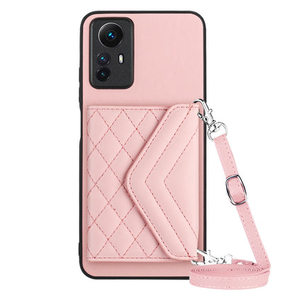 Xiaomi Redmi Note 12S 4G Leather Case with Card Holder & RFID Protection, Long Lanyard Included