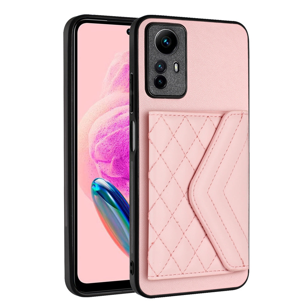 Xiaomi Redmi Note 12S 4G Leather Case with Card Holder & RFID Protection, Long Lanyard Included