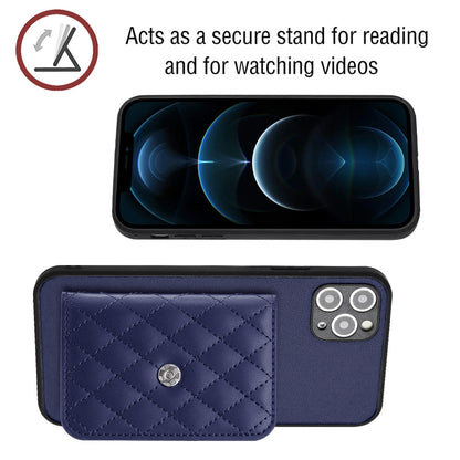 iPhone 11 Pro Leather Case with Card Holder & RFID Protection, Long Lanyard Included