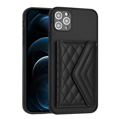 iPhone 11 Pro Leather Case with Card Holder & RFID Protection, Long Lanyard Included