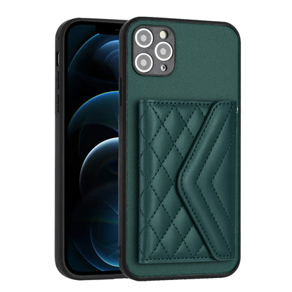 iPhone 11 Pro Max Leather Case with Card Holder & RFID Protection, Long Lanyard Included