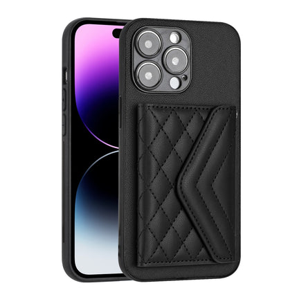 iPhone 13 Pro Max Leather Case with Card Holder & RFID Protection, Long Lanyard Included