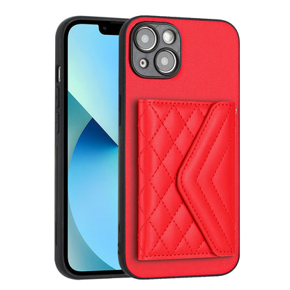 iPhone 14 Leather Case with Card Holder & RFID Protection, Long Lanyard Included