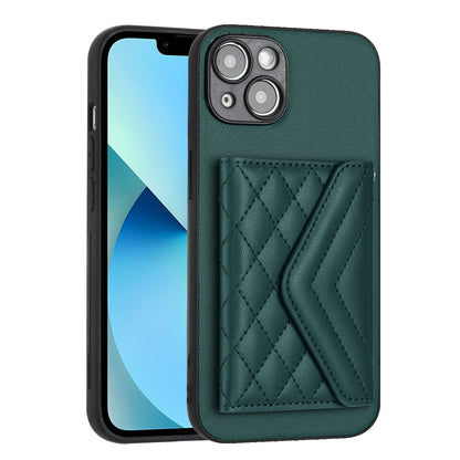 iPhone 14 Plus Leather Case with Card Holder & RFID Protection, Long Lanyard Included