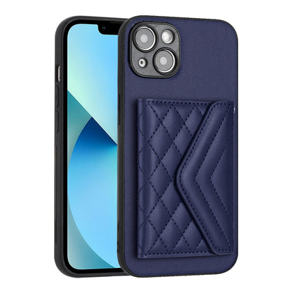 iPhone 14 Plus Leather Case with Card Holder & RFID Protection, Long Lanyard Included