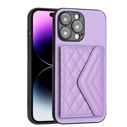 iPhone 14 Pro Max Leather Case with Card Holder & RFID Protection, Long Lanyard Included