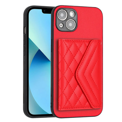 iPhone 15 Leather Case with Card Holder & RFID Protection, Long Lanyard Included