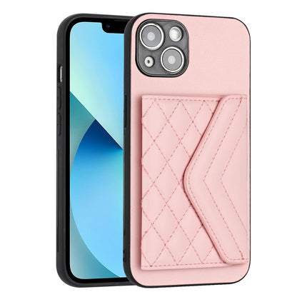 iPhone 15 Plus Leather Case with Card Holder & RFID Protection, Long Lanyard Included