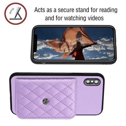 iPhone XS Max Leather Case with Card Holder & RFID Protection, Long Lanyard Included