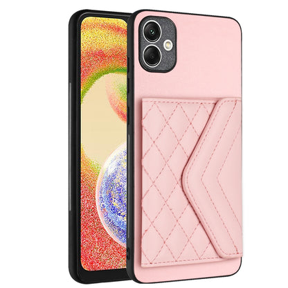Samsung Galaxy A04e 4G Leather Case with Card Holder & RFID Protection, Long Lanyard Included