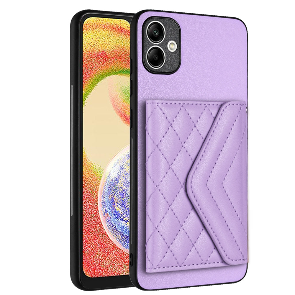 Samsung Galaxy A05 4G Leather Case with Card Holder & RFID Protection, Long Lanyard Included