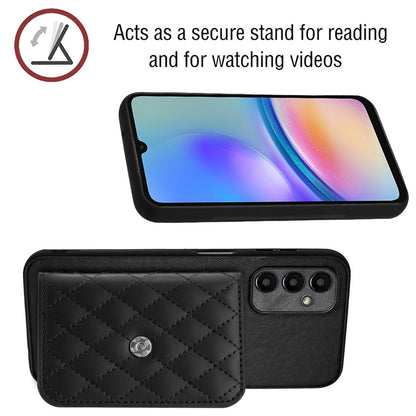 Samsung Galaxy A05s 4G Leather Case with Card Holder & RFID Protection, Long Lanyard Included