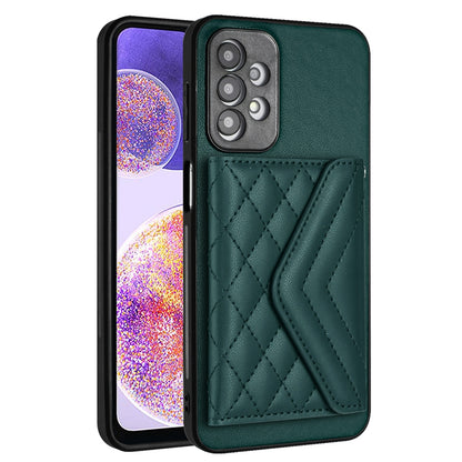 Samsung Galaxy A13 4G Leather Case with Card Holder & RFID Protection, Long Lanyard Included