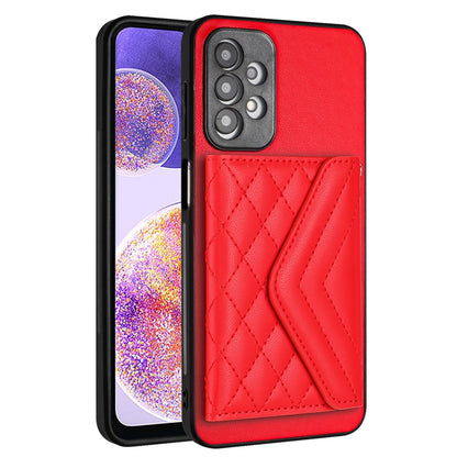 Samsung Galaxy A13 4G Leather Case with Card Holder & RFID Protection, Long Lanyard Included