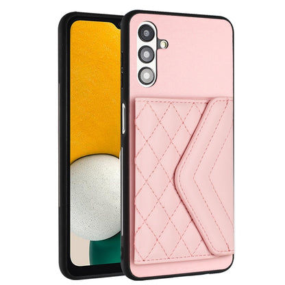 Samsung Galaxy A04s Leather Case with Card Holder & RFID Protection, Long Lanyard Included