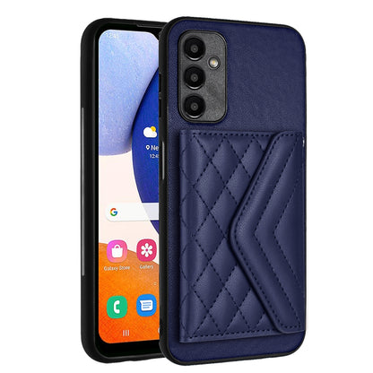 Samsung Galaxy A15 Leather Case with Card Holder & RFID Protection, Long Lanyard Included