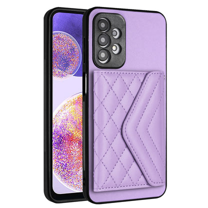 Samsung Galaxy A23 Leather Case with Card Holder & RFID Protection, Long Lanyard Included