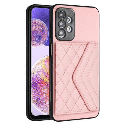 Samsung Galaxy A23 Leather Case with Card Holder & RFID Protection, Long Lanyard Included
