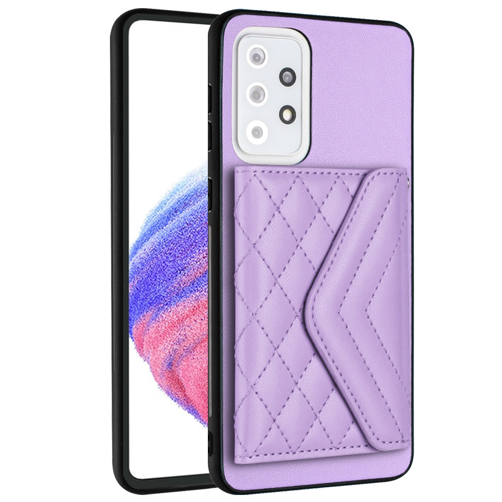 Samsung Galaxy A33 5G Leather Case with Card Holder & RFID Protection, Long Lanyard Included