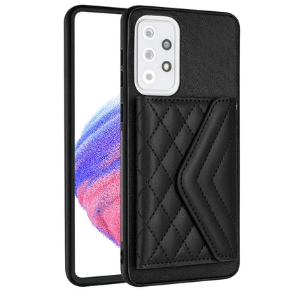 Samsung Galaxy A33 5G Leather Case with Card Holder & RFID Protection, Long Lanyard Included