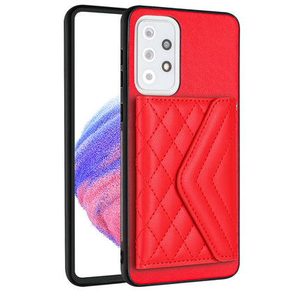 Samsung Galaxy A33 5G Leather Case with Card Holder & RFID Protection, Long Lanyard Included