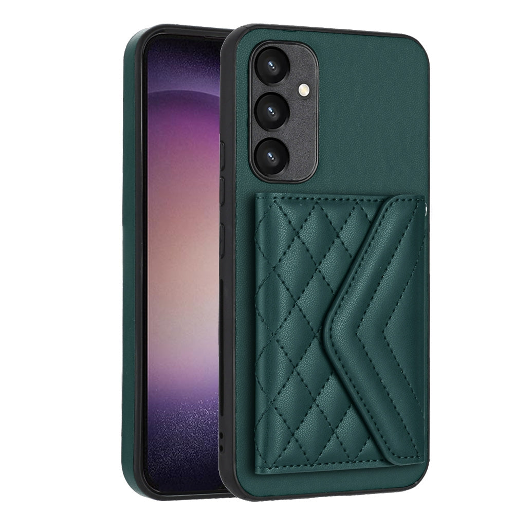 Samsung Galaxy A34 5G Leather Case with Card Holder & RFID Protection, Long Lanyard Included
