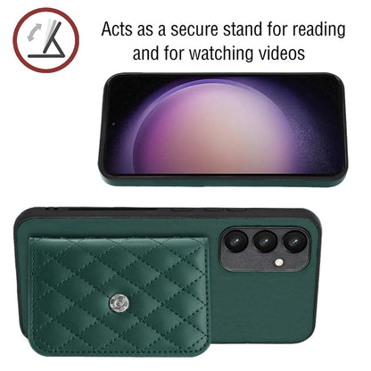 Samsung Galaxy A34 5G Leather Case with Card Holder & RFID Protection, Long Lanyard Included