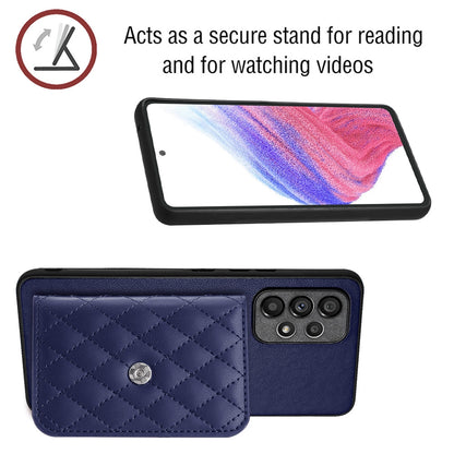 Samsung Galaxy A53 5G Leather Case with Card Holder & RFID Protection, Long Lanyard Included