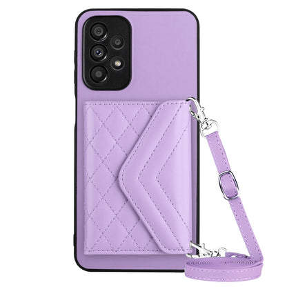 Samsung Galaxy A53 5G Leather Case with Card Holder & RFID Protection, Long Lanyard Included