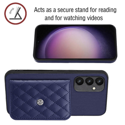 Samsung Galaxy A54 5G Leather Case with Card Holder & RFID Protection, Long Lanyard Included